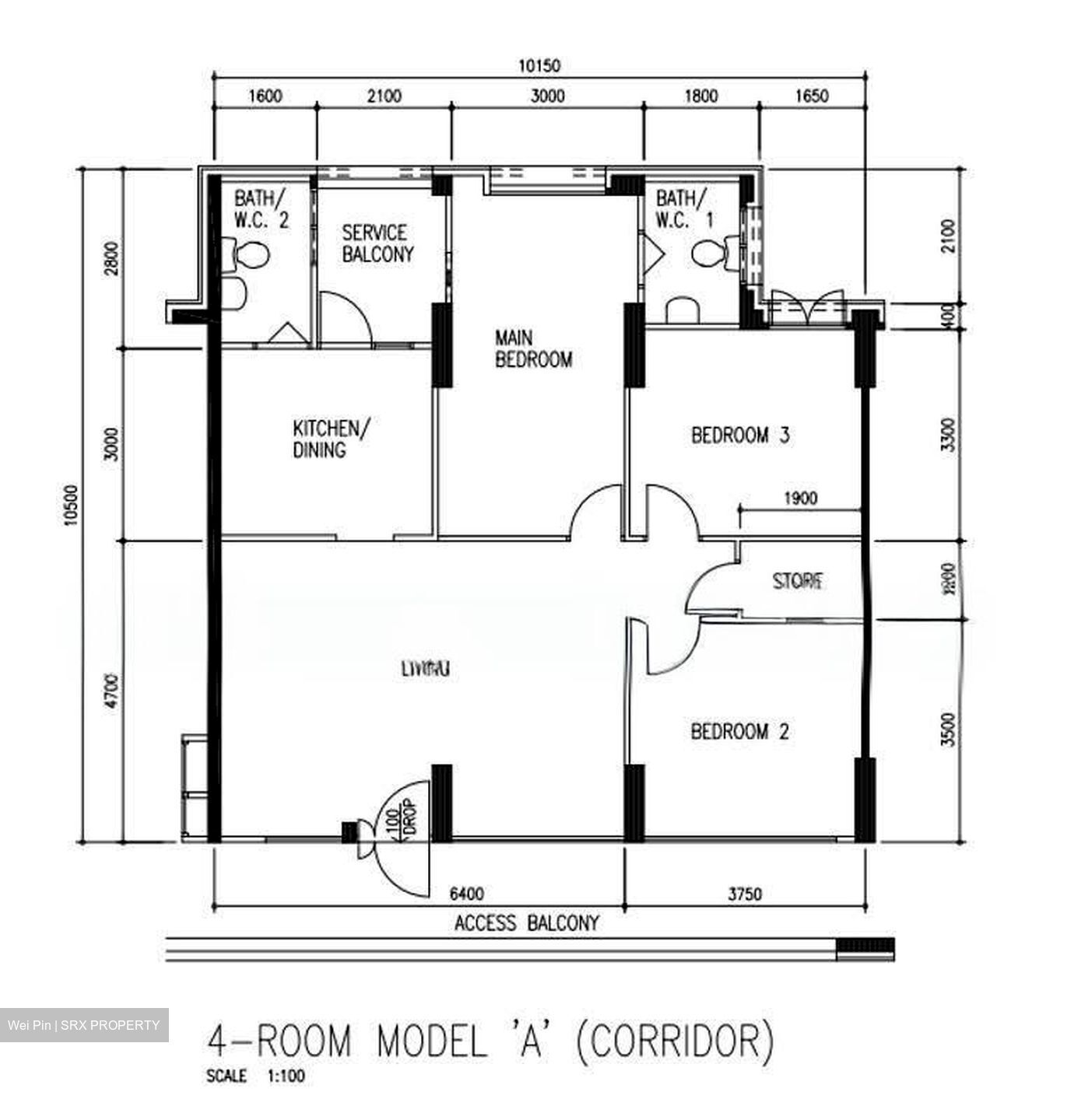 Blk 738 Woodlands Circle (Woodlands), HDB 4 Rooms #621620991